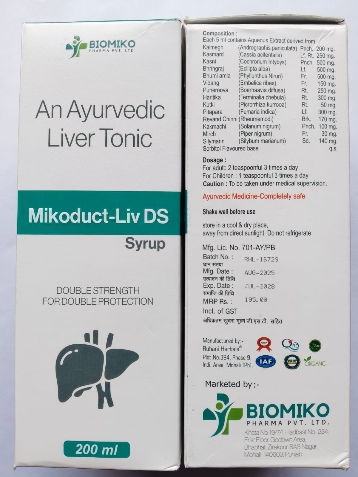 Mikoduct-Liv DS Syrup