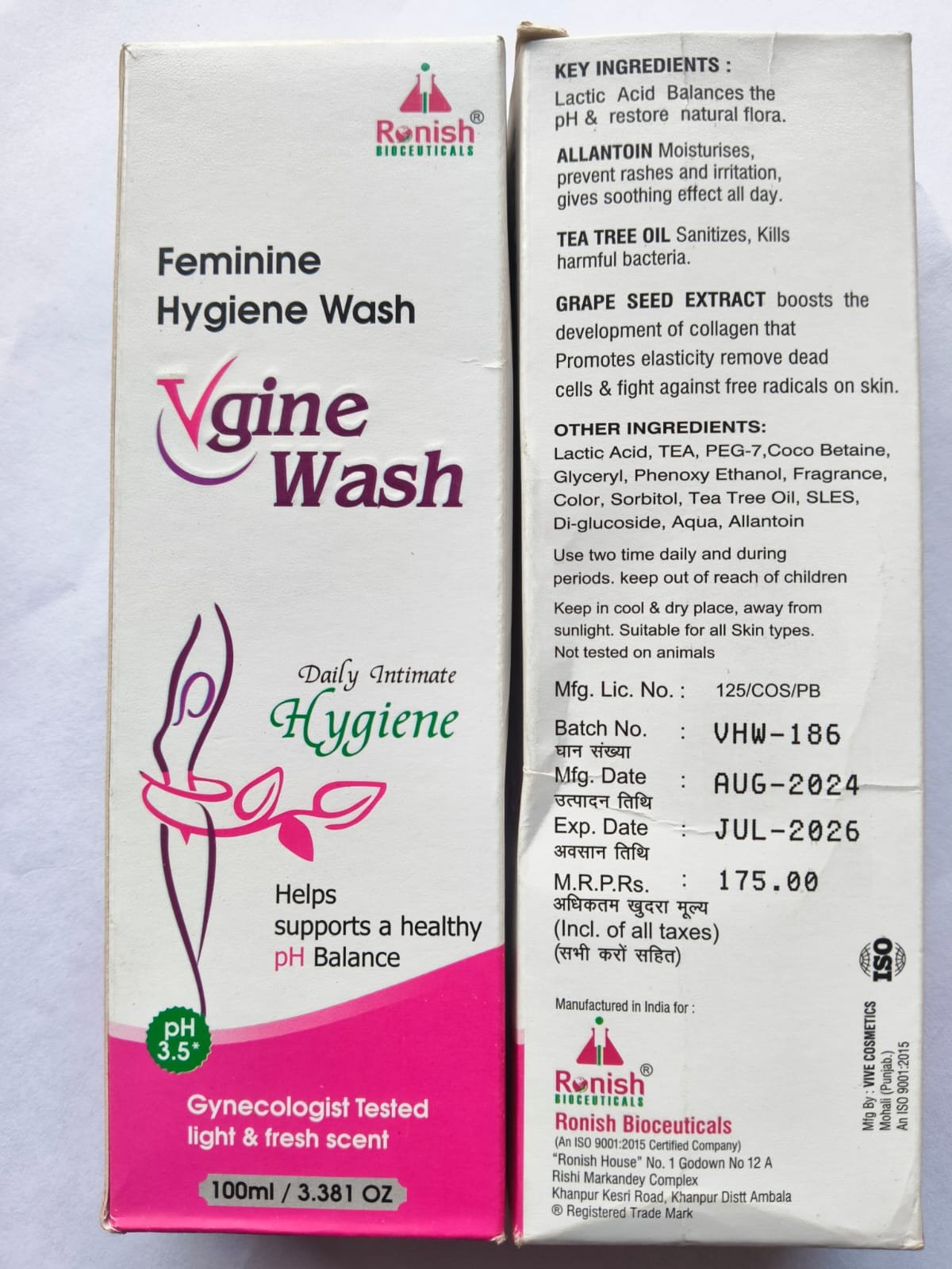 Vgine Wash
